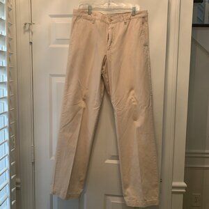 Old Navy, Men's Khaki, Flat Front Pants, Size 34/34